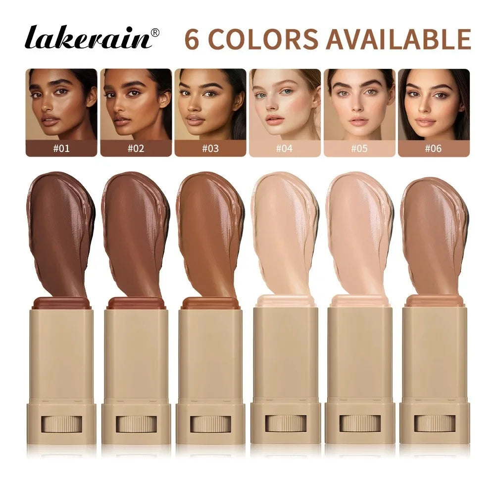 6 Color Tinted Foundation Cream Stick Waterproof