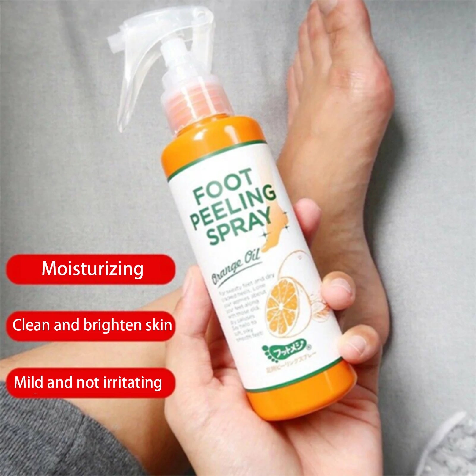 Spray Exfoliante para Pies de 110 ml que Mejora la Piel Áspera