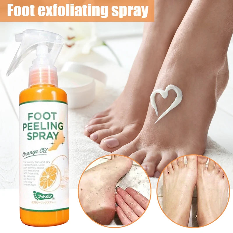 Spray Exfoliante para Pies de 110 ml que Mejora la Piel Áspera