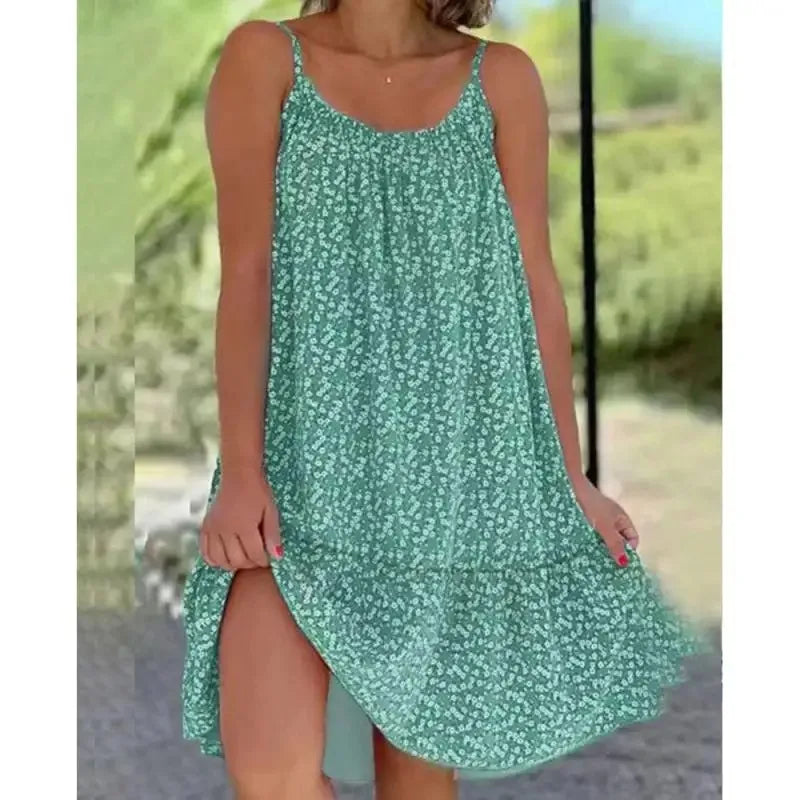 Vestido Elegante con Estampado 