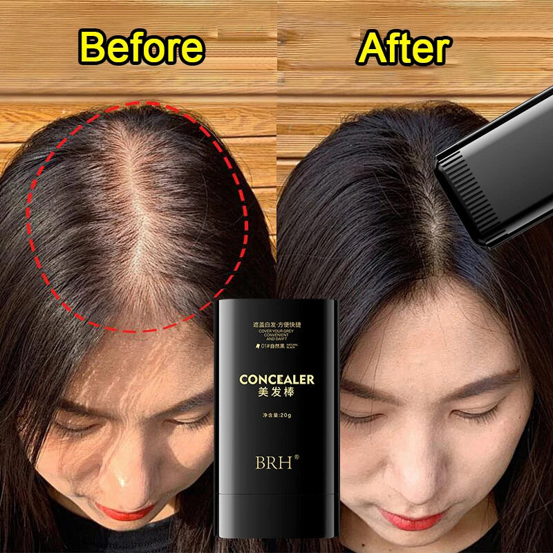 Hair Dye Stick with Built-In Comb,Easy Twist Applicator,Waterproof & Sweatproof,Long-Lasting Color, Covers Gray,Idea for Daily