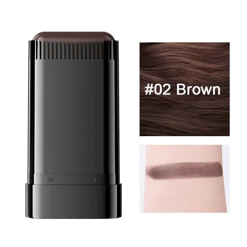 Hair Dye Stick with Built-In Comb,Easy Twist Applicator,Waterproof & Sweatproof,Long-Lasting Color, Covers Gray,Idea for Daily