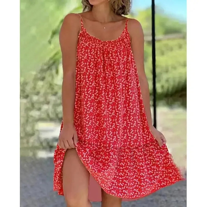 Vestido Elegante con Estampado 